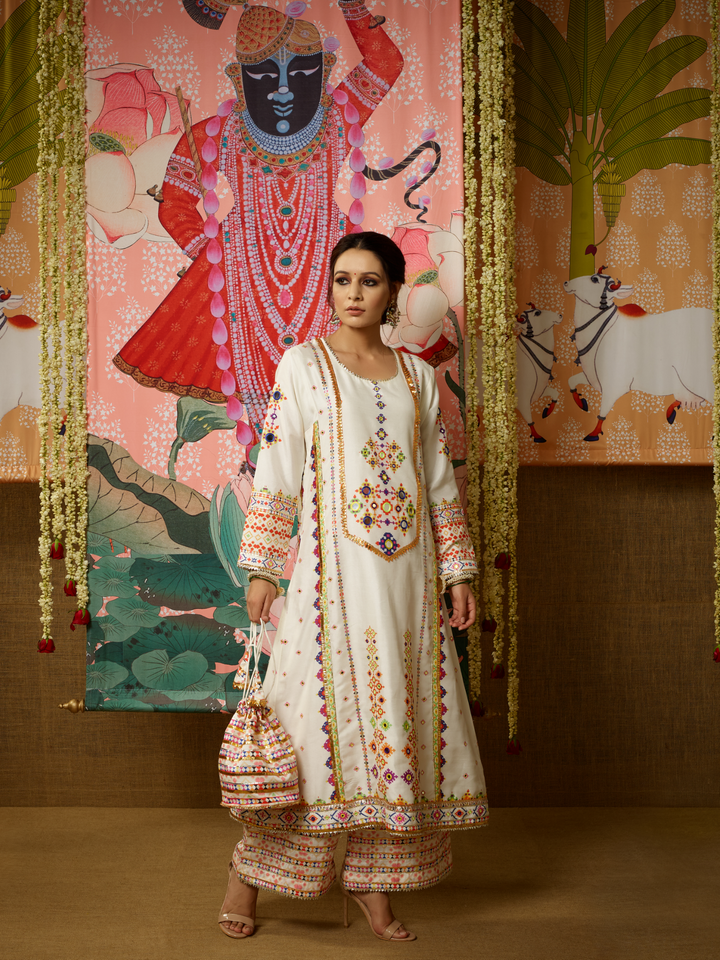 Nalini Jhola with Palazzo