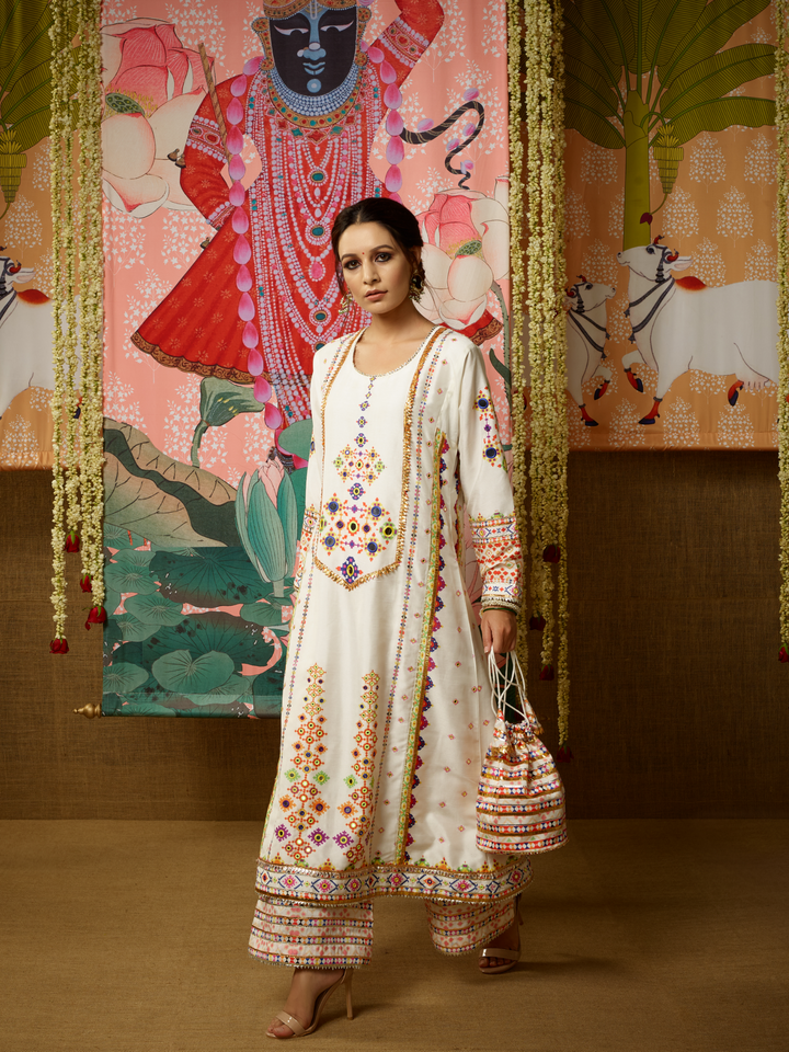 Nalini Jhola with Palazzo