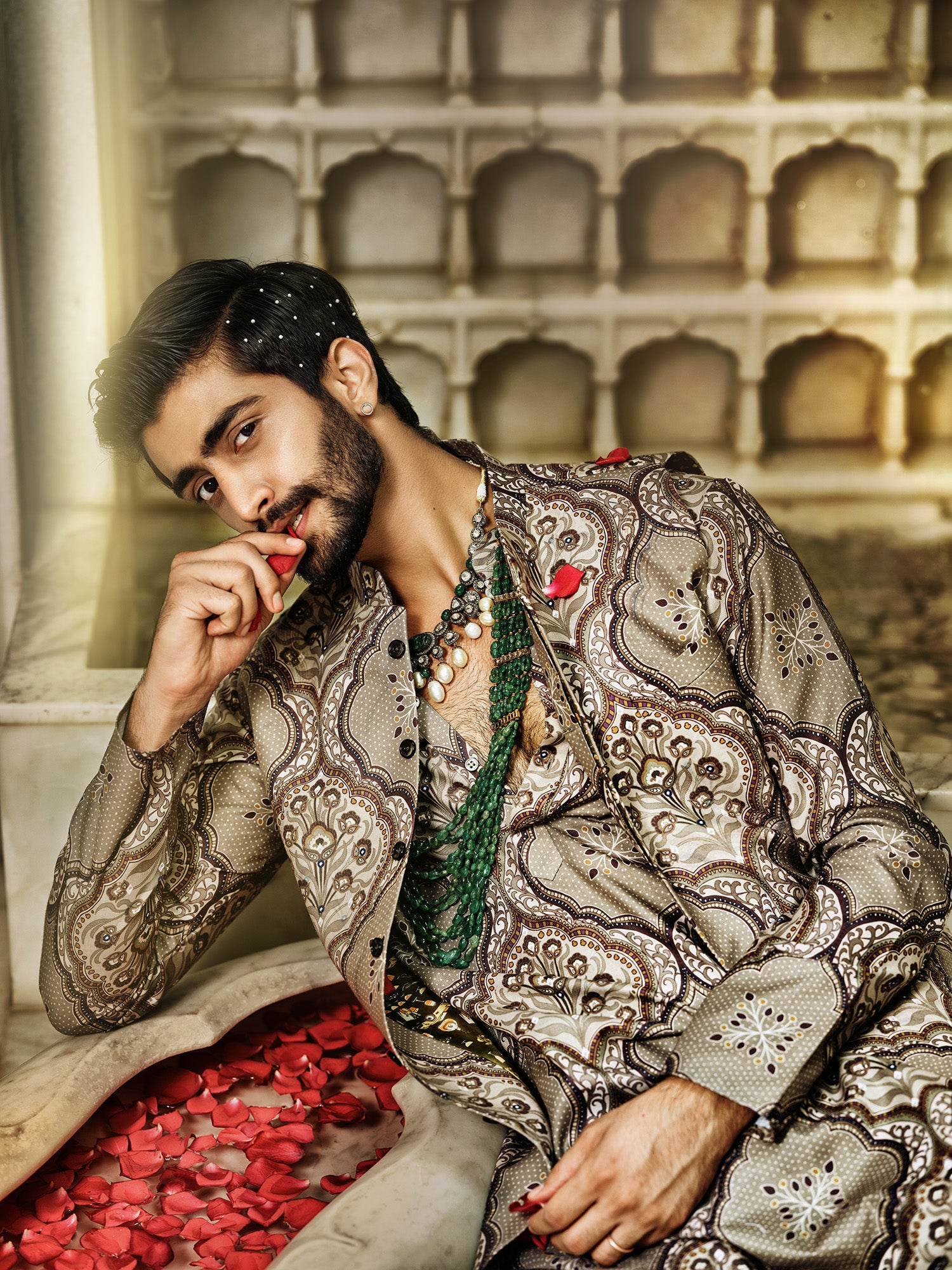 Gamal Kurta and Jacket Set