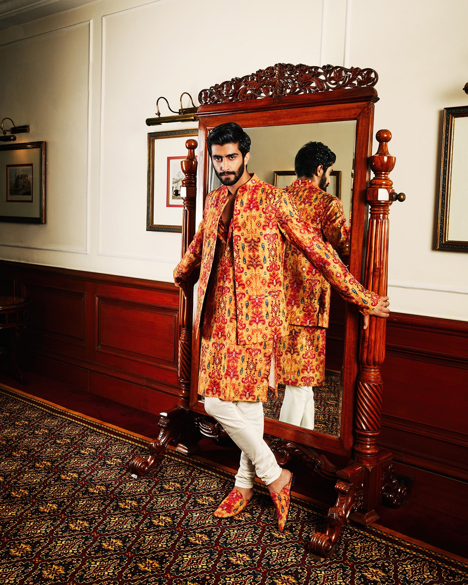 Niaz Kurta and Jacket set