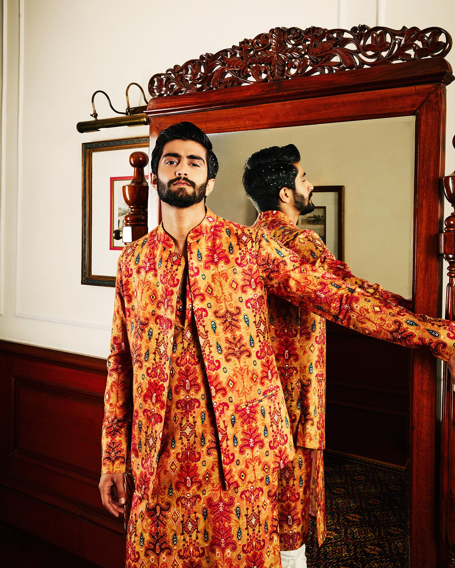 Niaz Kurta and Jacket set