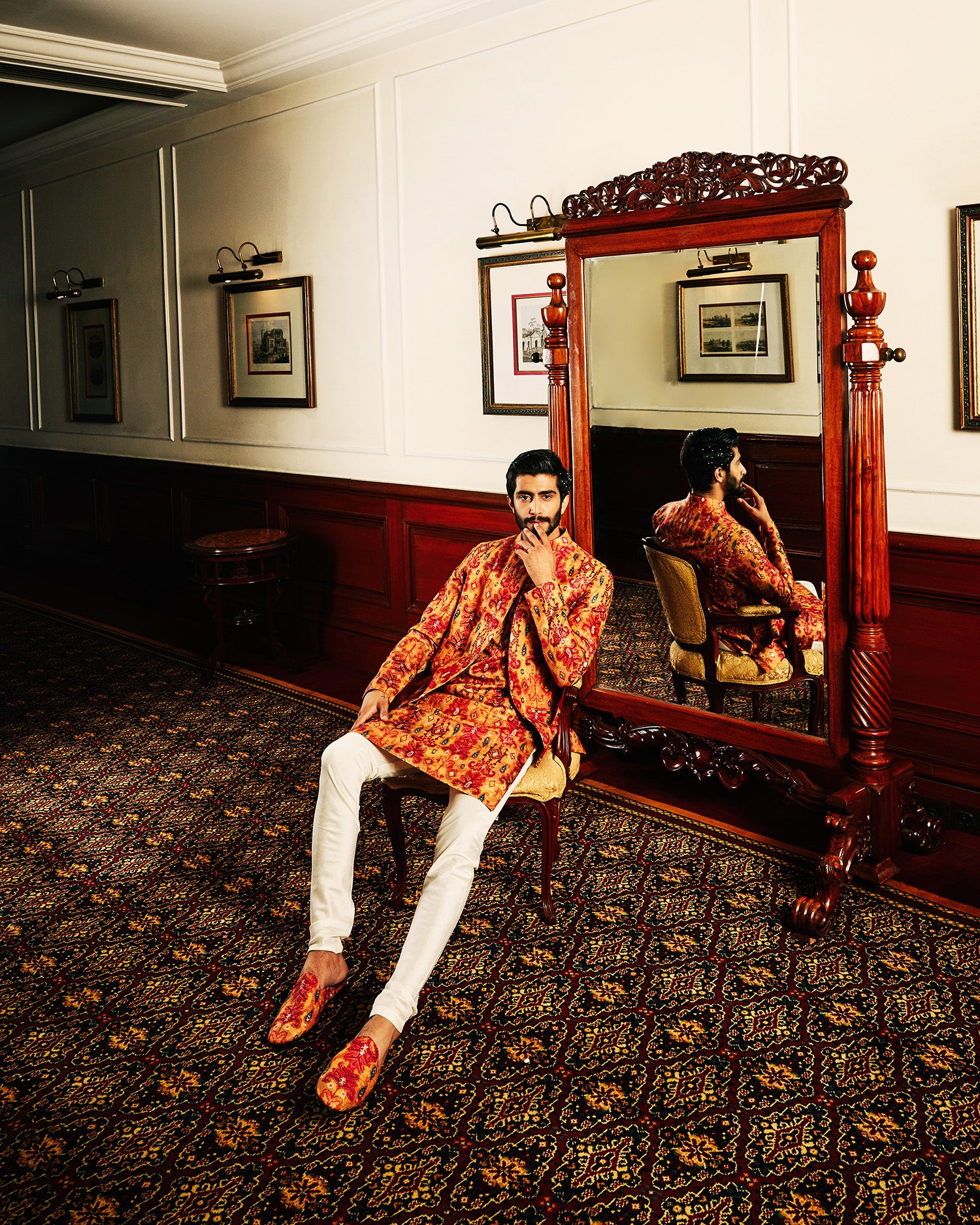 Niaz Kurta and Jacket set