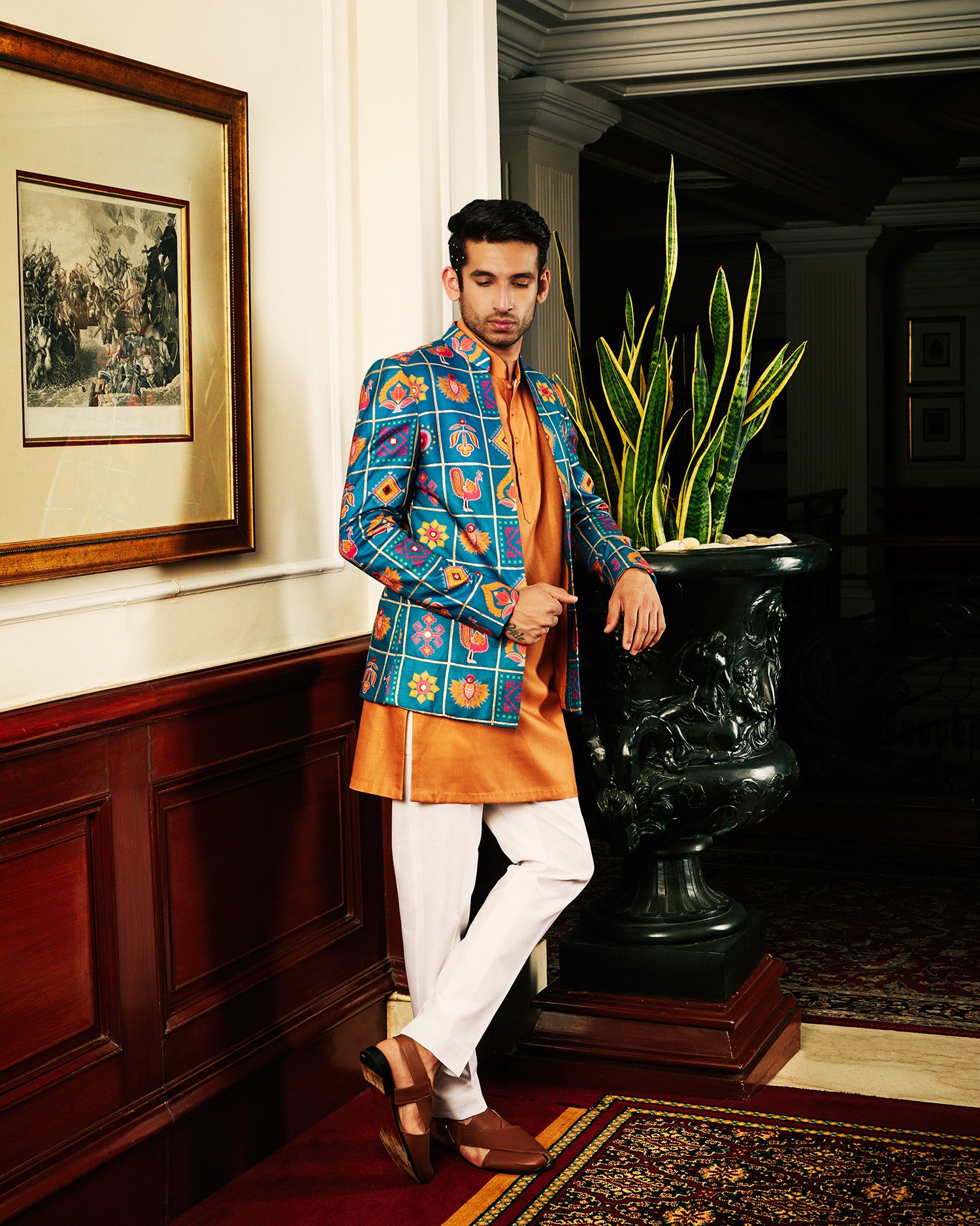 Isad Kurta and Jacket Set