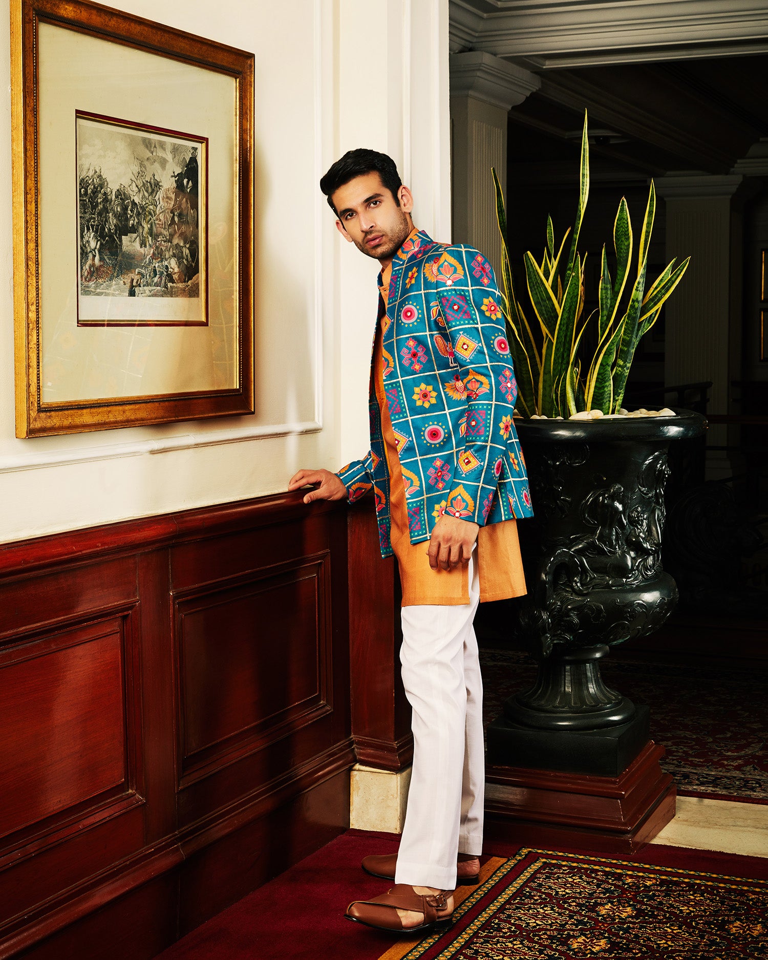 Isad Kurta and Jacket Set