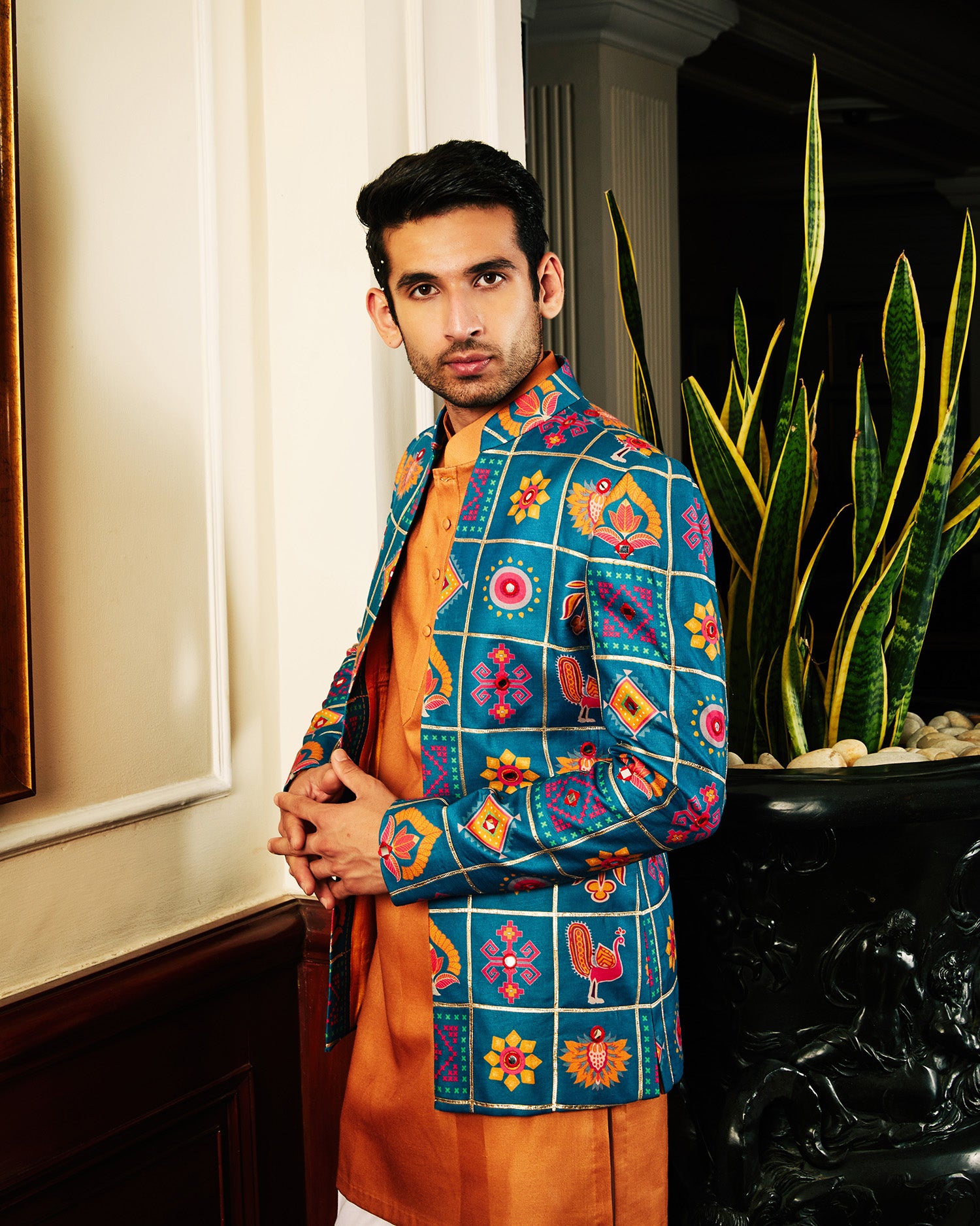 Isad Kurta and Jacket Set