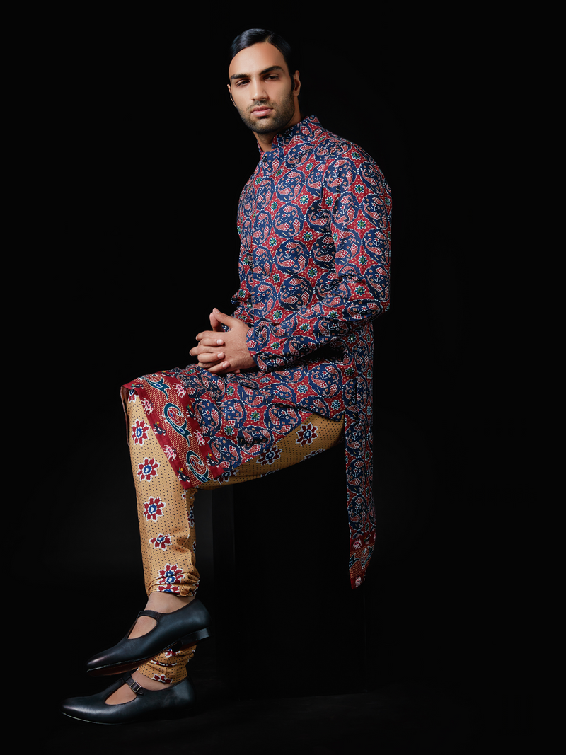 Matsya Kurta & Churridar with Bandhi Set