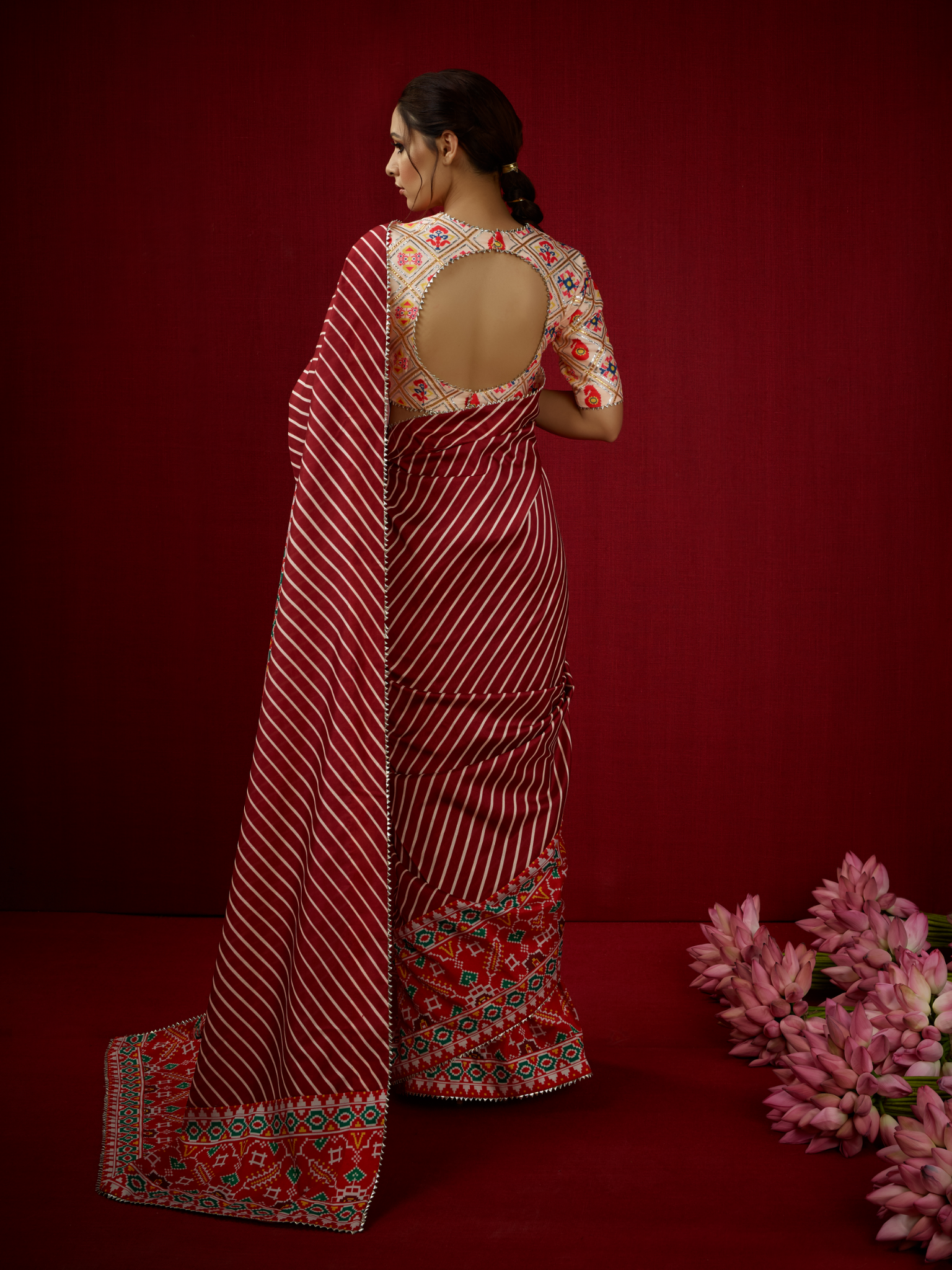 Qalb Saree & Blouse Set