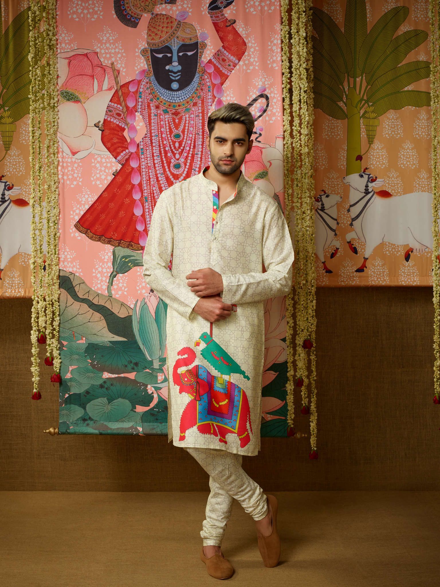 Airavat Kurta & Churidar Set