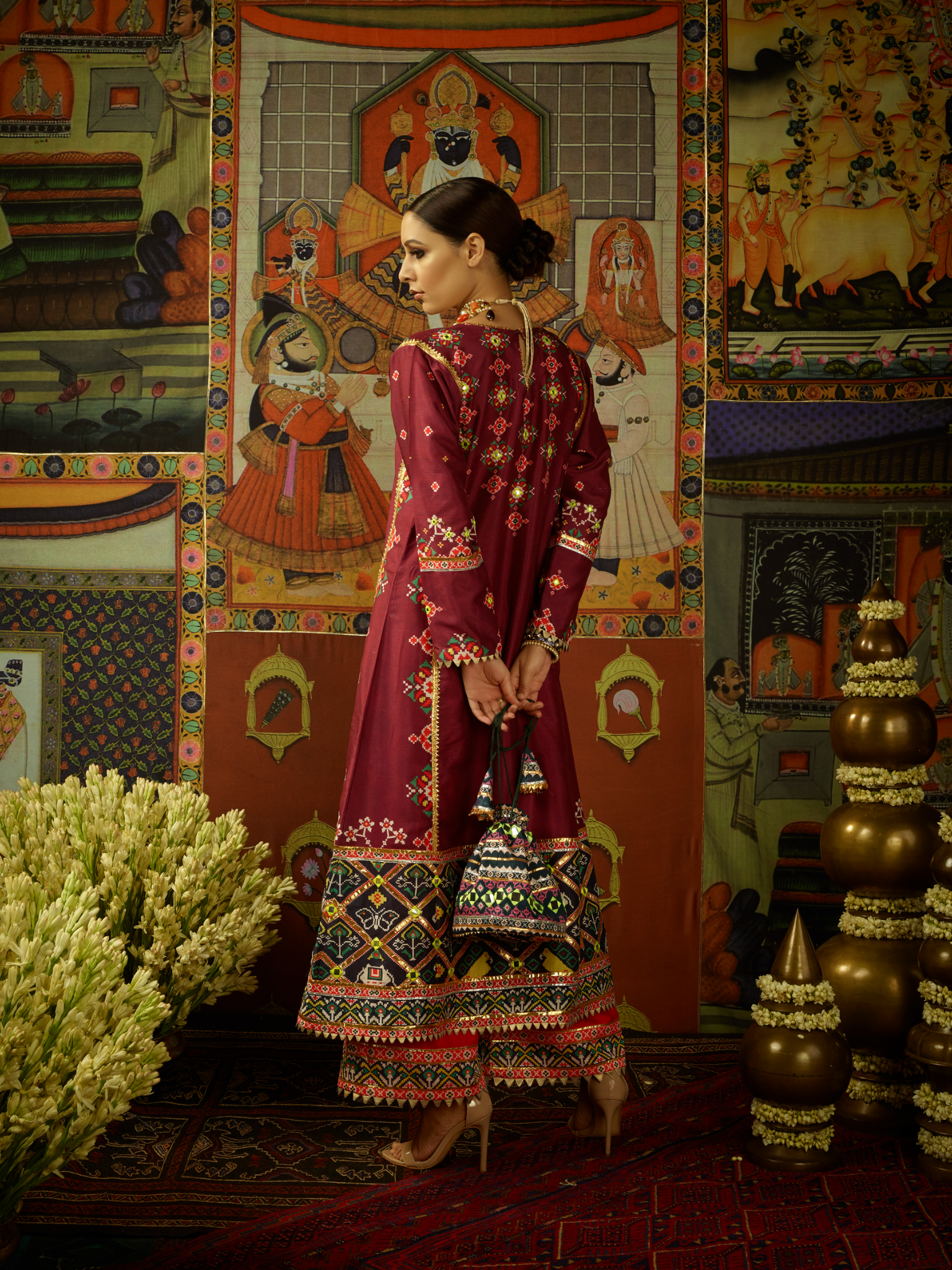 Palash Jhola with Palazzo