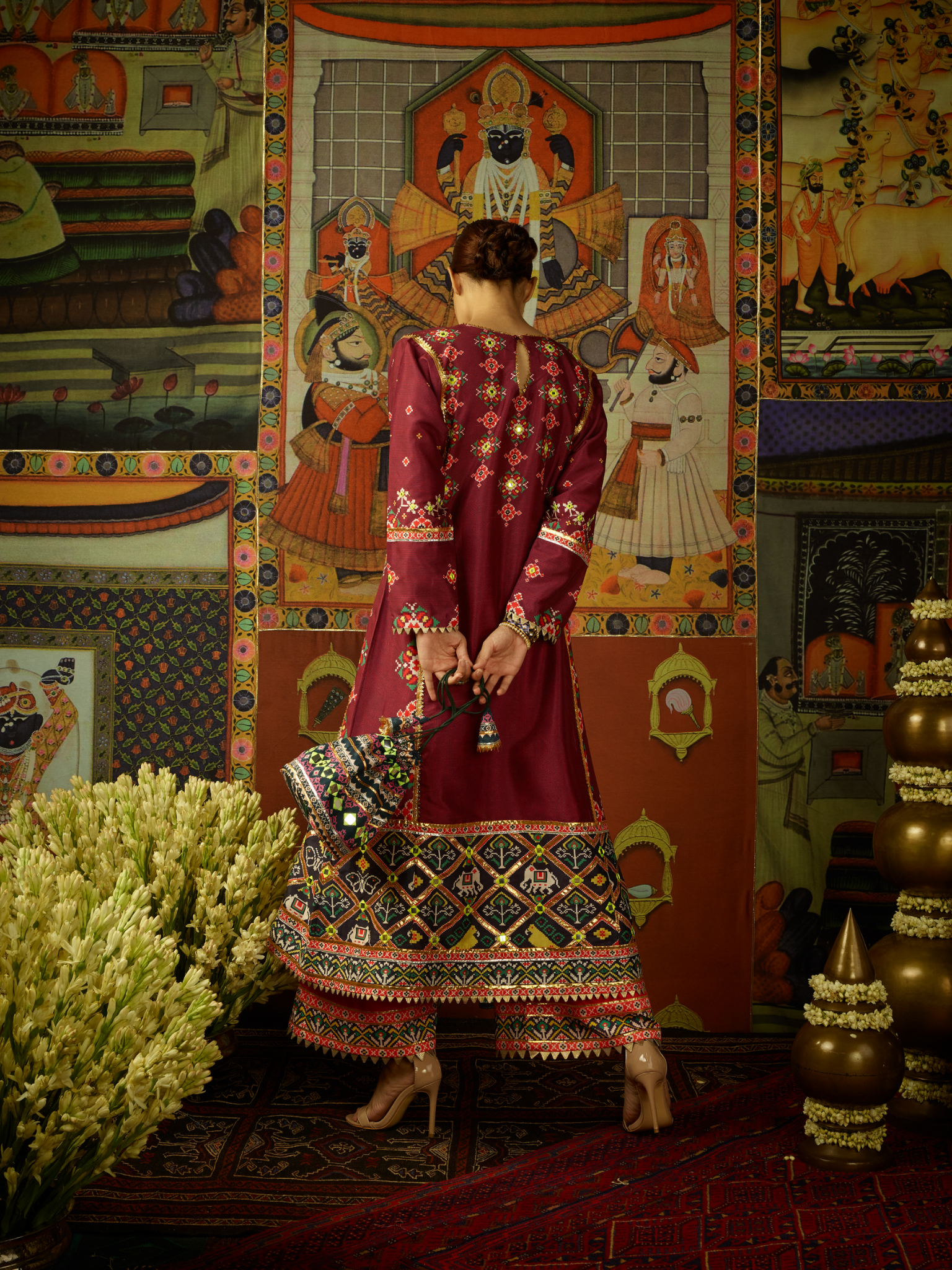 Palash Jhola with Palazzo